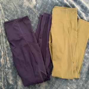 Two pack mesh Old Navy leggings